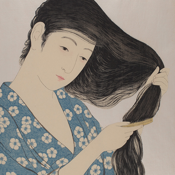 画像：[髪梳ける女]の画像サムネイル